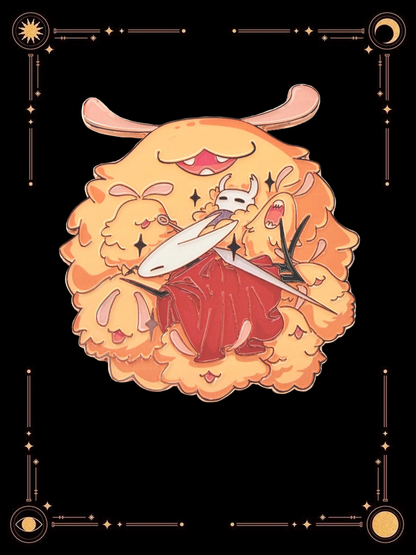 Hollow Knight The Knight & Hornet & Fleas Badge
